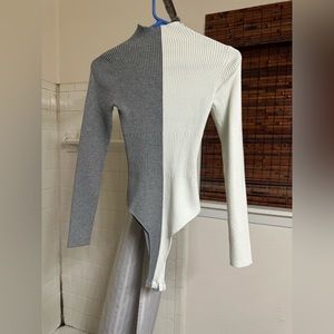 4th & Reckless Colorblock Sweater Bodysuit